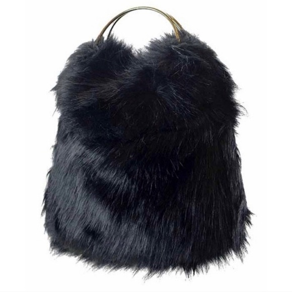 Last🔥Designer Faux Fur Handbag - Picture 1 of 5